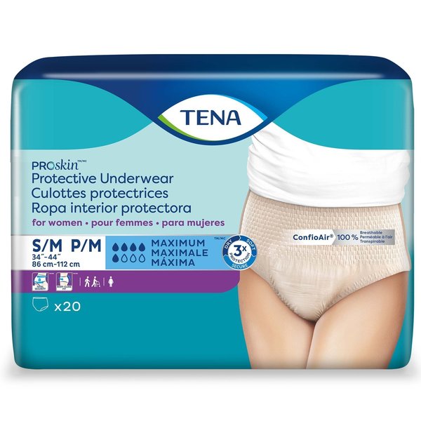 Tena TENA Disposable Underwear Female Small / Medium, Maximum, PK 20 73020